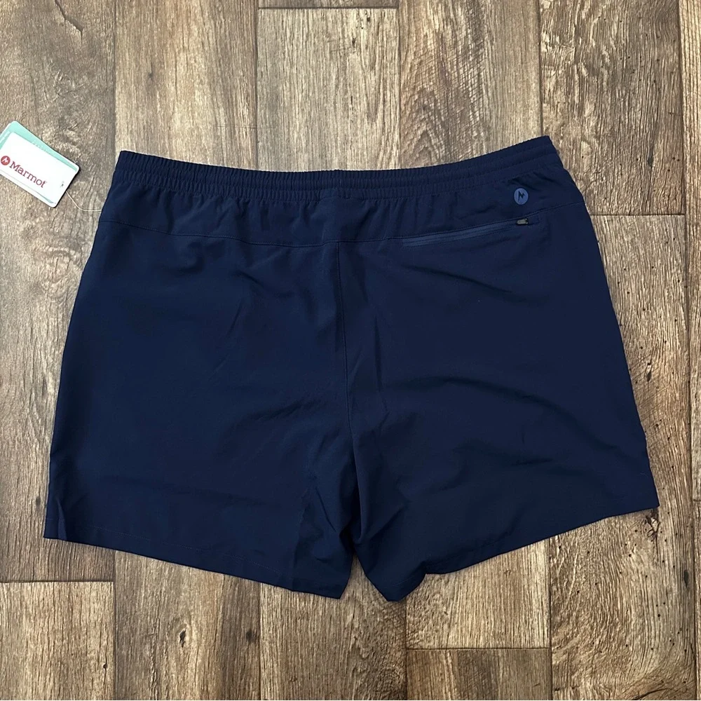 Marmot Athletic Shorts Mens Size XXL Navy Blue